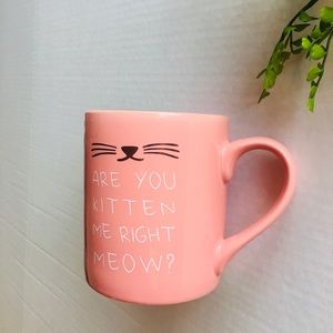 Cute kitten pink mug